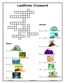 printable Landforms   vocabulary,  geography English Glaciers, worksheets, worksheets vocabulary ESL,