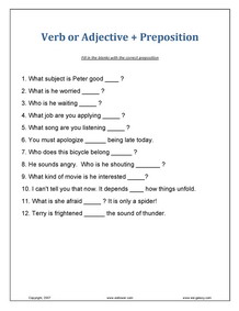 Printable Adjective Exercises